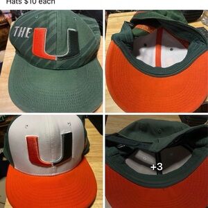 Green and Orange 'U' Logo Cap